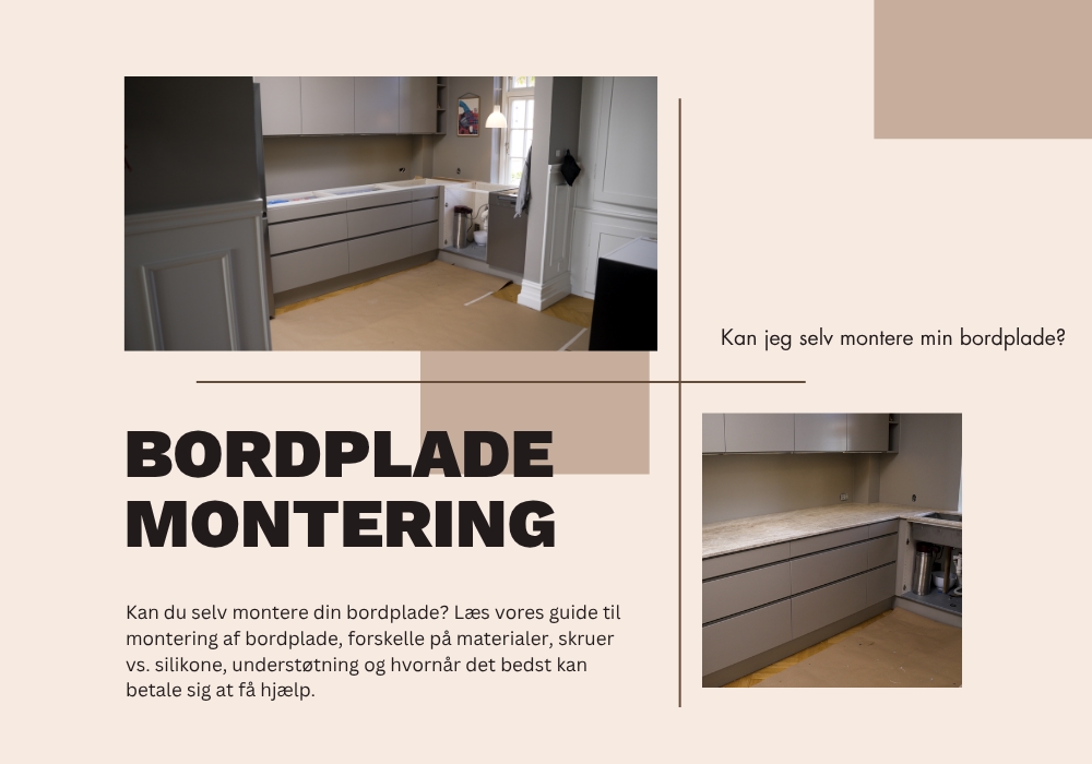 Montera bänkskiva själv