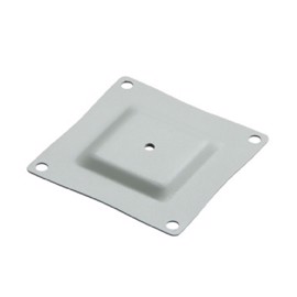Grå fläns till bordsben 130 x 130 mm 0°
